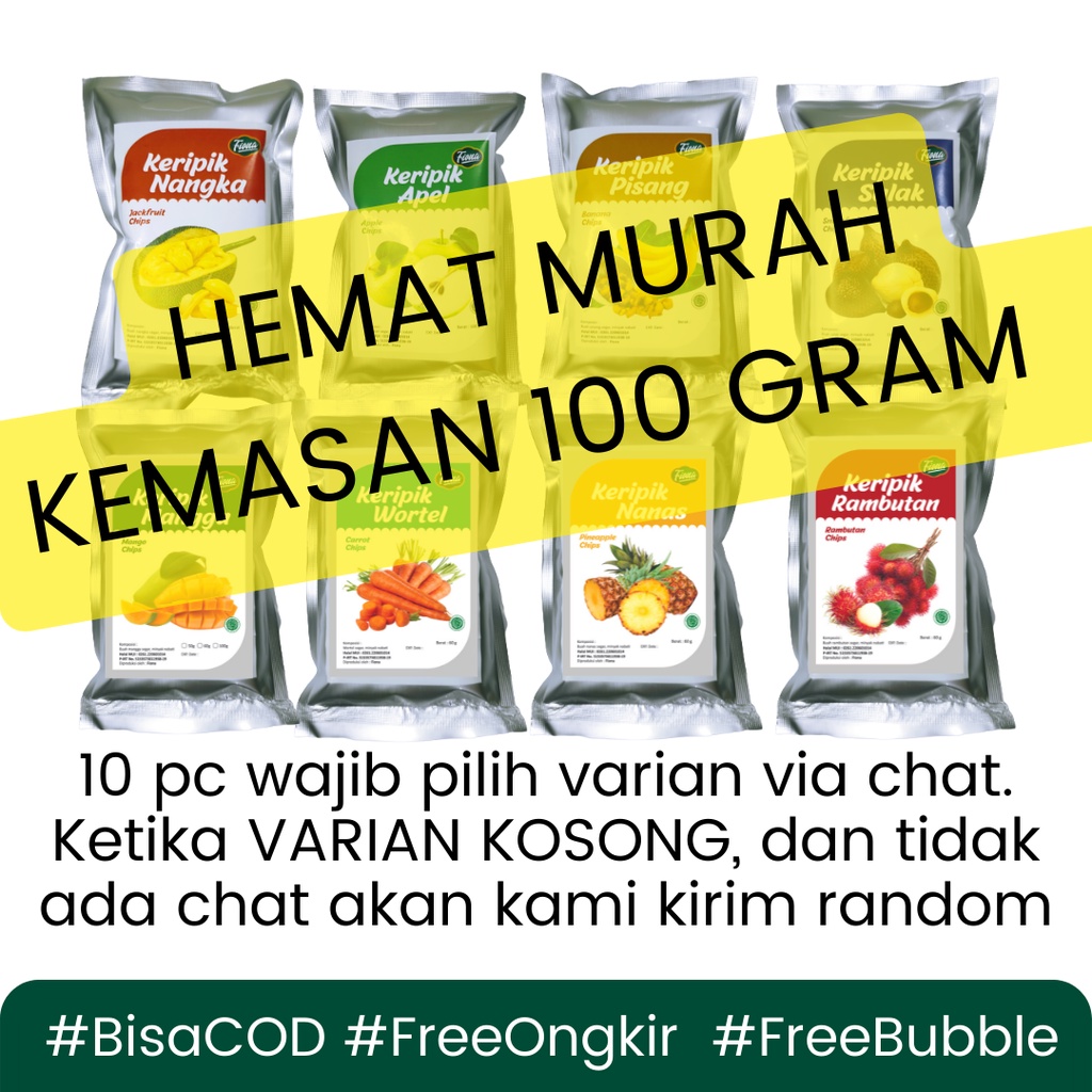 Paket Keripik Fiona 100 gr