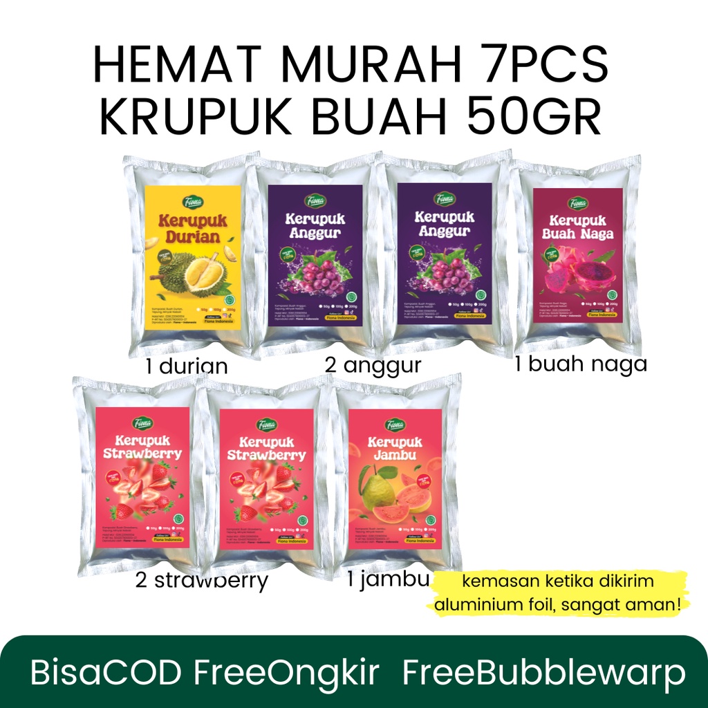 Paket Kerupuk Fiona 7 pcs
