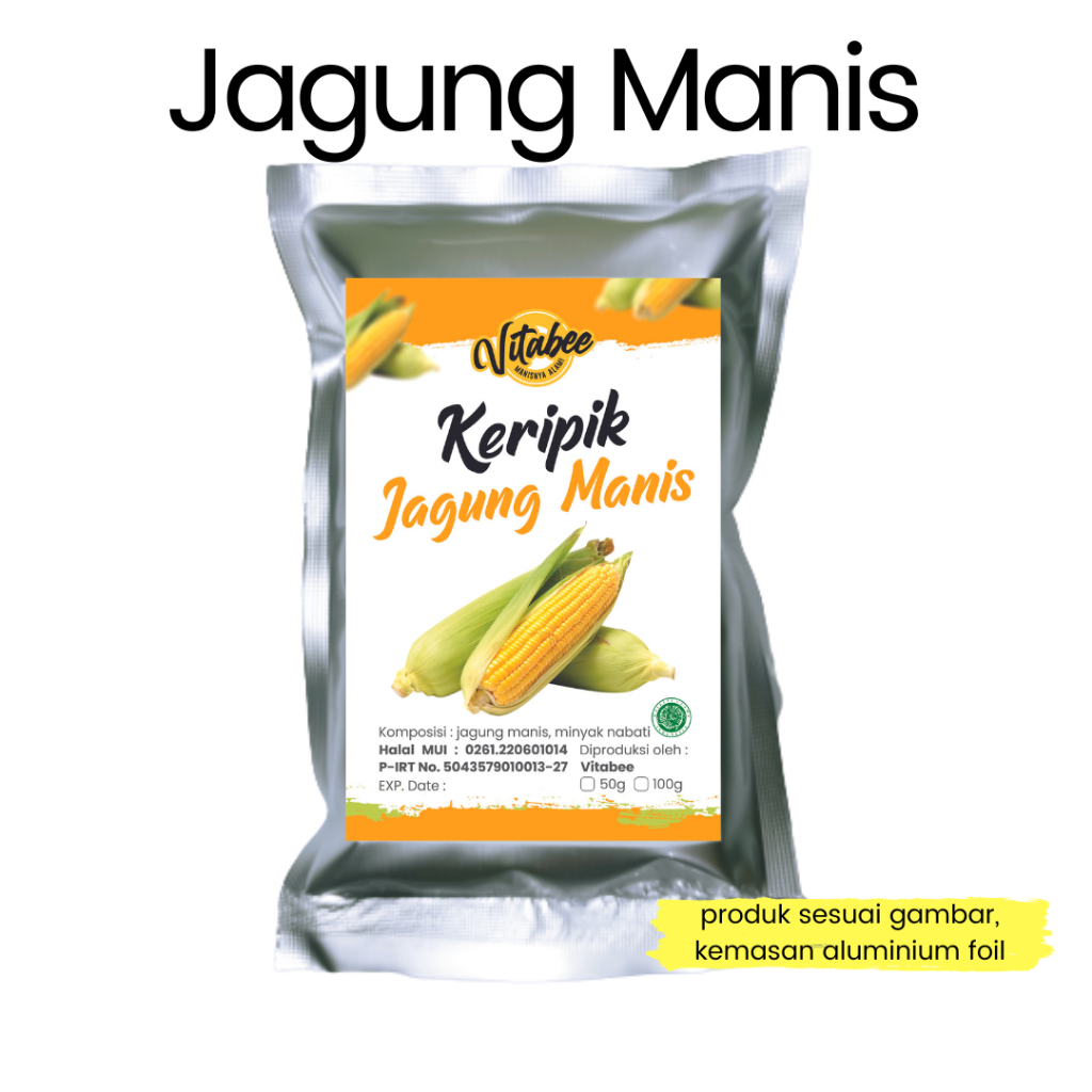 Vitabee Keripik jagung manis lokal