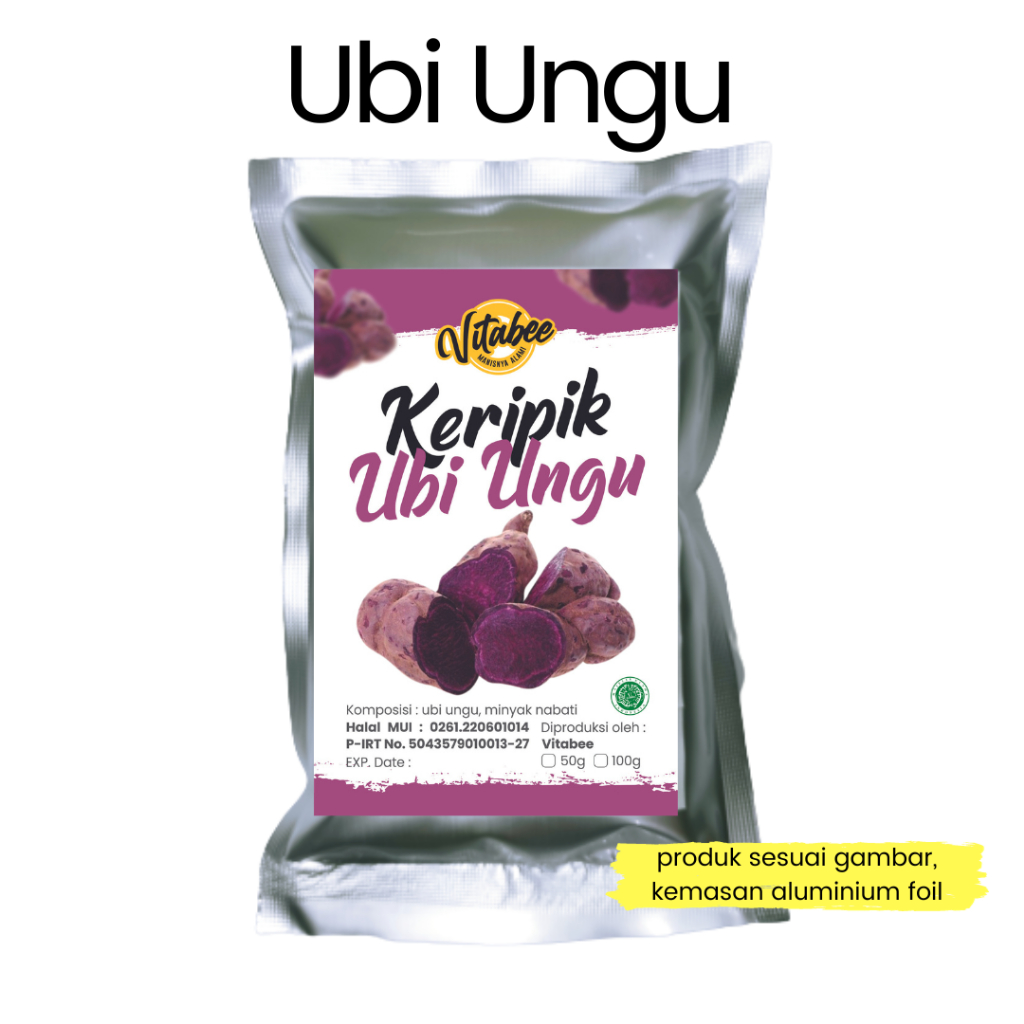 Vitabee Keripik ubi ungu