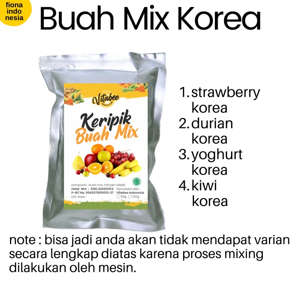 buah mix korea