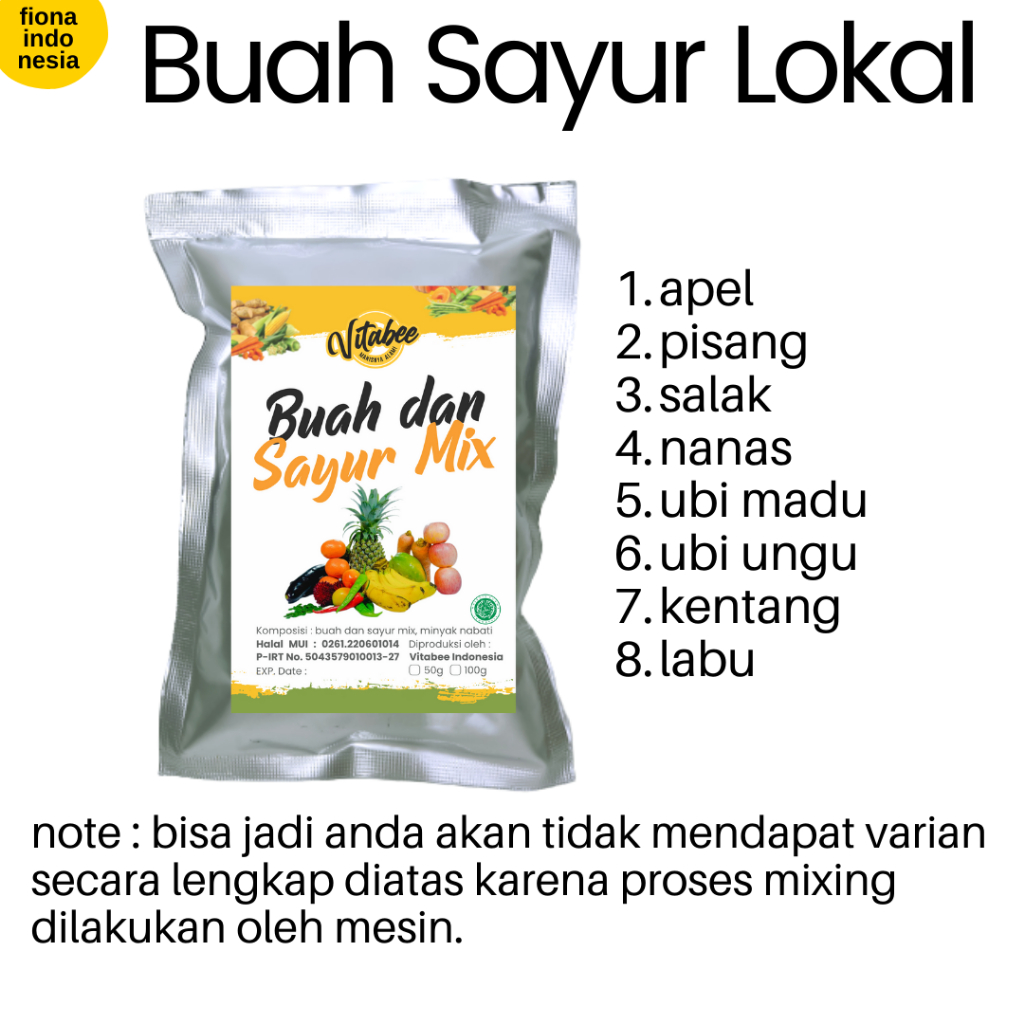 buah sayur lokal