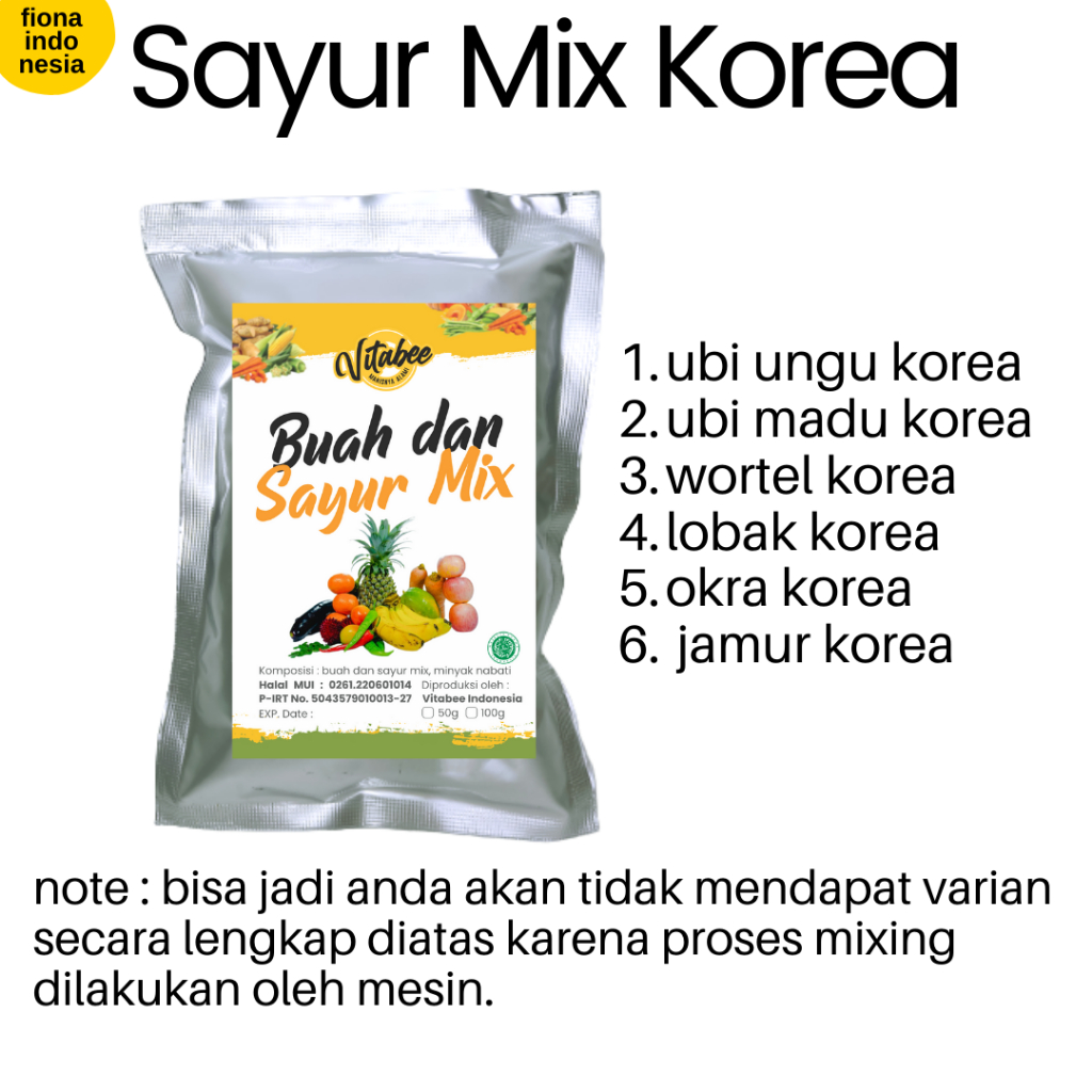sayur mix korea